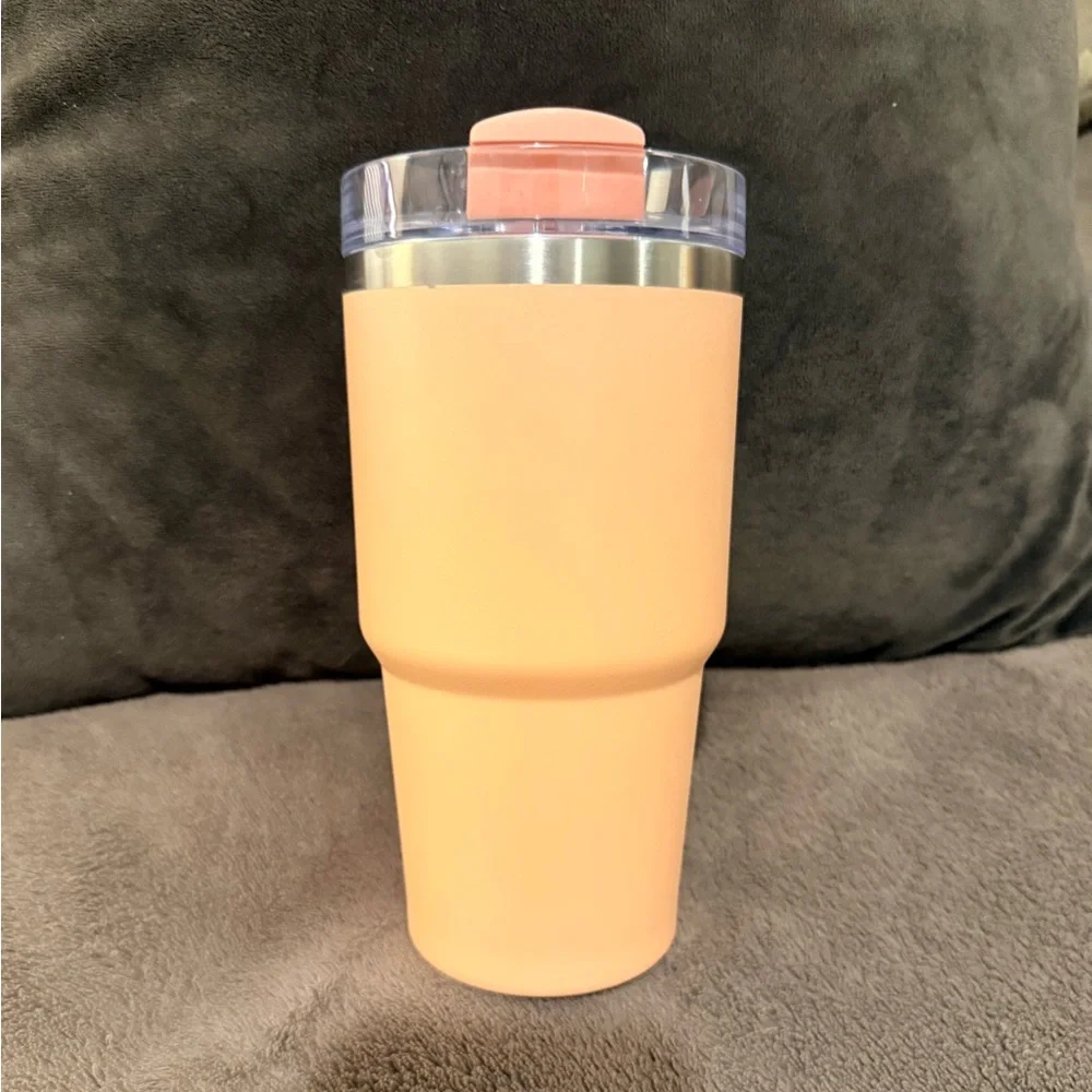 EUC peach 20oz Stanley no straw. - Picture 2 of 5